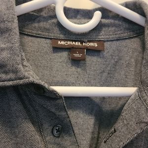 Michael Kors Grey Polo. Grey. Large.